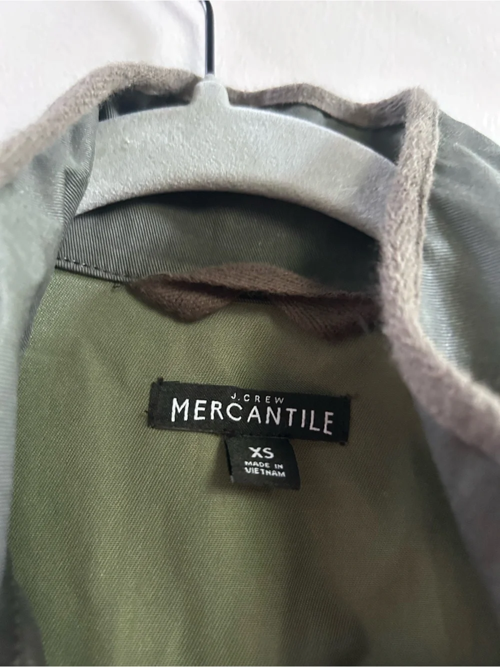 J.crew green army barn jacket XS